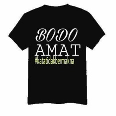 T-Shirt Kaos Baju Bodo Amat Crew
