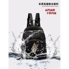 Tas Ransel 787P Bahan PR Fashion Import Korean Style Bagus Branded Wanita Remaja Dan Dewasa - Black