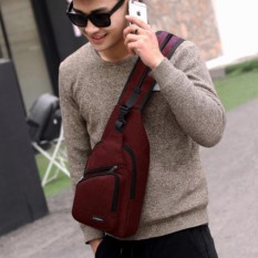 Tas Ransel Tas Waistbag Tas Selempang Tas Gadget Carboni Size 10 Inchi Bisa Ransel Tali Satu Dan Ransel Tali Dua - Dark Red