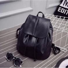 Korean Fashion Style Tas Ransel Batam Wanita Shoulder Ransel Batam Backpack Hitam