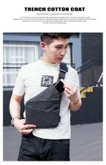 Tas Selempang Anti Maling Pria Slim Fit Anti Air - Grey