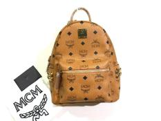 Terlaris Murah Tas Mcm Mini Stark Backpack Cognac Tas Mcm Original - 1B6H9O
