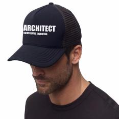 #TopiPria RLUCK8888 TOPI TRUCKER ARCHITECT UNIVERSITAS INDONESIA T06 - HITAM