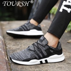 TOURSH Pria Kasual Sepatu Pria Sepatu Sneakers Berlari Sepatu Olahraga Shoes-Intl