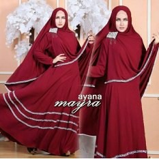 Trend Baju - Syari Aina Pashmina Uk L - Maroon