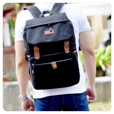 Ultimate Tas Pria Wanita 839 - Black / Backpack Anak Cewek Sekolah Remaja Korea Import Batam Murah Branded Cantik / Ransel Laptop Perempuan