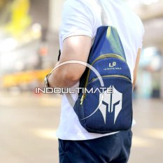 Ultimate Tas Pria TB-01 - Dark Blue / Tas Kerja Selempang / Slempang Import Korea Kecil Batam Traveling Murah