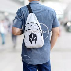 Ultimate Tas Pria TB-01 - Silver / Tas Kerja Selempang / Slempang Import Korea Kecil Batam Traveling Murah