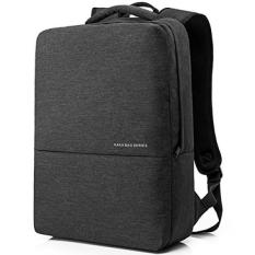 Vevesmundo 15.6 Inch Laptop Komputer Buku Catatan Perjalanan Sekolah College Ransel Ringan Anti-Air untuk DELL Ponsel Lenovo Macbook Acer Alienware untuk pria Women (Gelap Gray) -Internasional