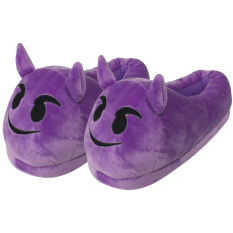 Women Cartoon Face Expression Style Winter Indoor Plush Slipper Soft Warm Plush Slippers Average Size for CN 36-40 / EU 36-40 / US 5-9 Style G - intl