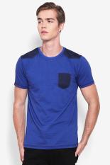 X8 Pakaian Atasan Kasual Kaos T-Shirt Pria Grayson T-Shirt Blue Diskon discount murah bazaar baju celana fashion brand branded