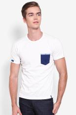 X8 Pakaian Atasan Kasual Kaos T-Shirt Pria Harper T-Shirt White Diskon discount murah bazaar baju celana fashion brand branded