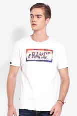 X8 Pakaian Atasan Kasual Kaos T-Shirt Pria Jaime T-Shirt White MVG6CC2016.FD Diskon discount murah bazaar baju celana fashion brand branded