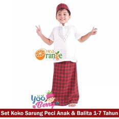 YooBerry Paket Sarkoci Set Koko Sarung Instan Peci Anak & Balita