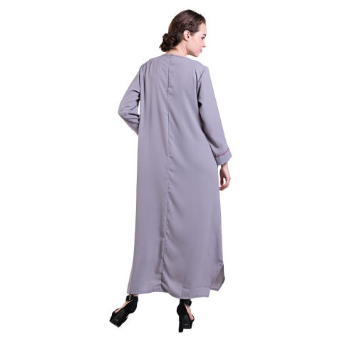 Zada Gamis Syar'i Maxi Dress - Abu 2