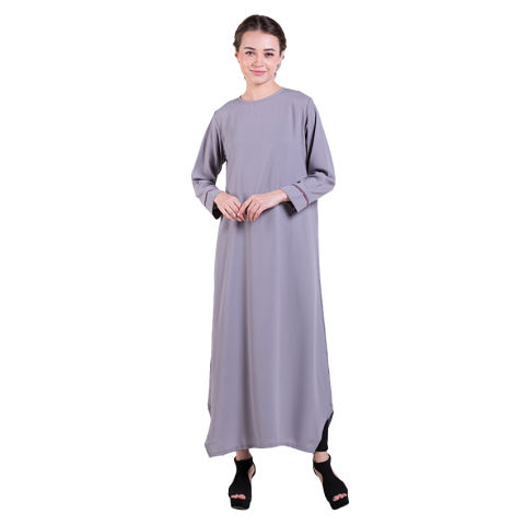 Zada Gamis Syar'i Maxi Dress - Abu 3