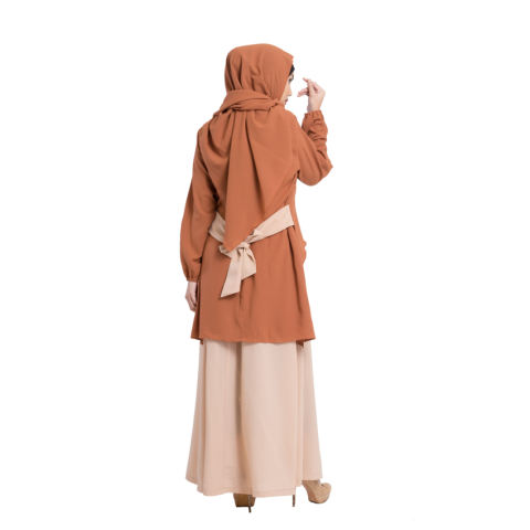 Zada Harumi Gamis Syar'i - Cokelat-Cokelat Susu 2