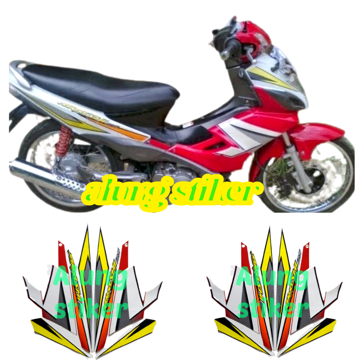 Stiker Striping Motor List Les Body Motor Lis Polet Motor Stiker Motor