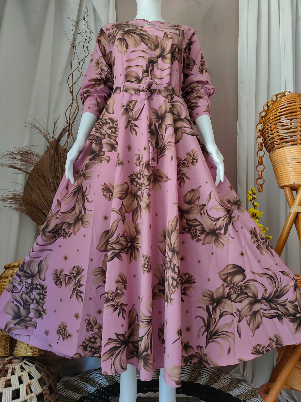 Gamis Monalisa Belinda Premium Klok 4 Meter Gamis Monalisa Belinda Premium Klok 4 Meter