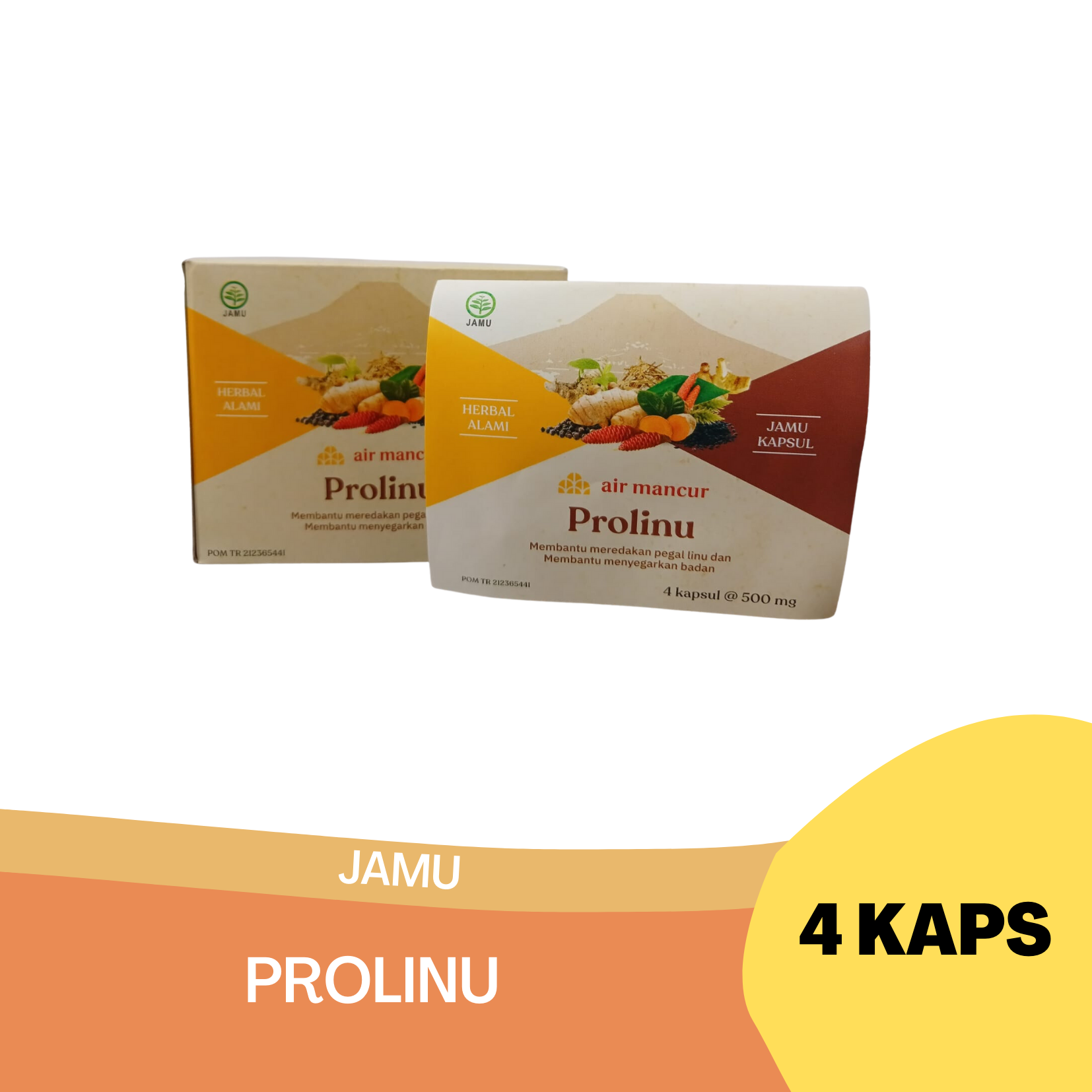 PROLINU JAMU KAPSUL 1 STRIP ISI 4 KAPSUL Lazada Indonesia