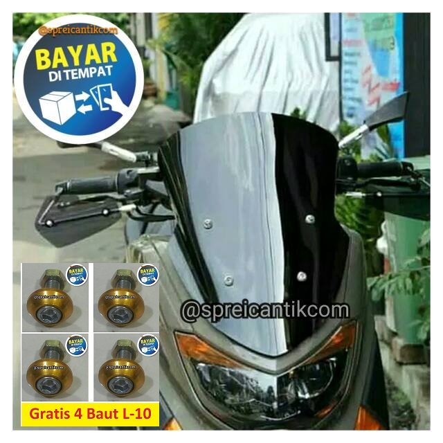 PROMO Visor Windshield Variasi NMAX Old Lama 2015 2016 2017 2018 2019