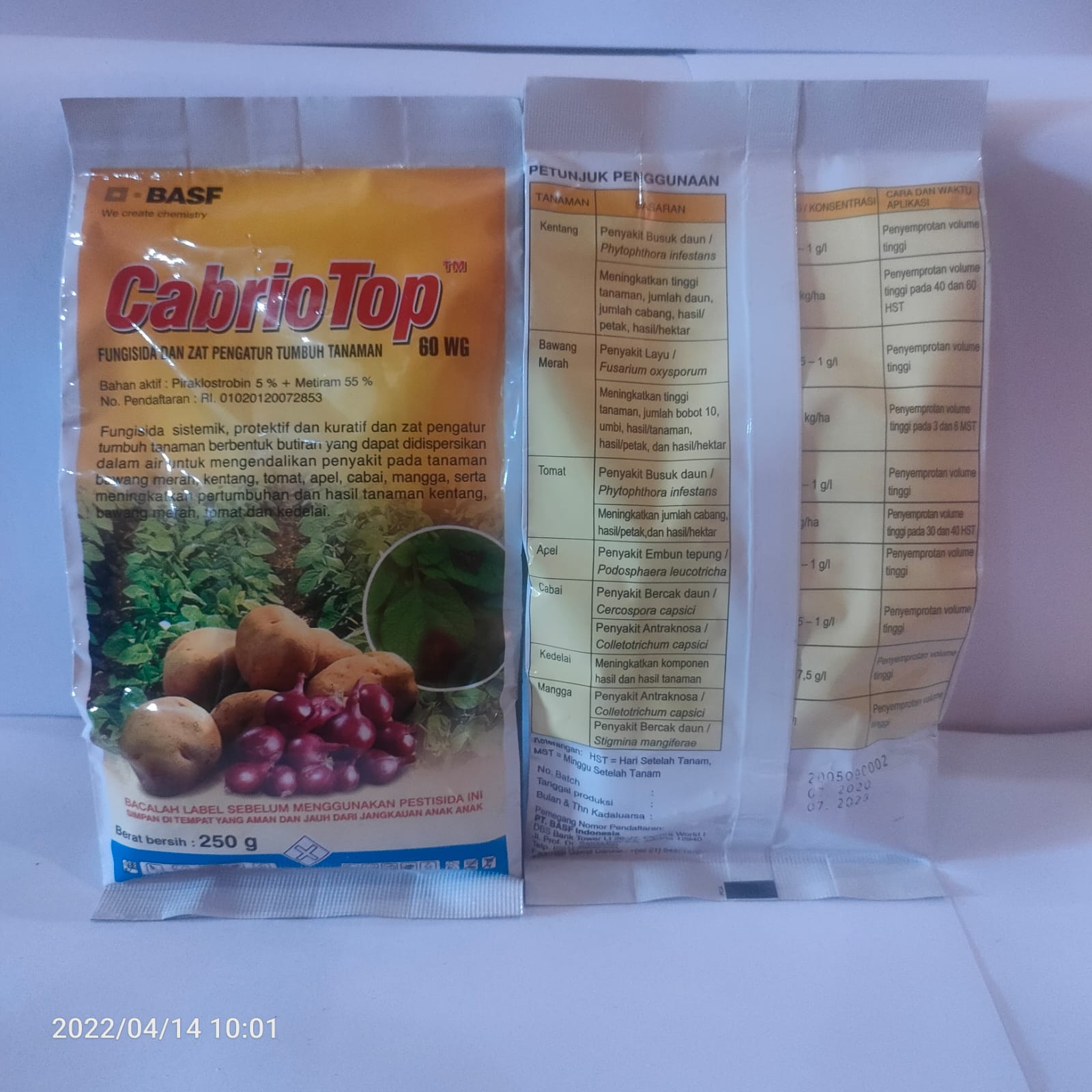 Cod Fungisida Cabrio Top Gr Obat Pembasmi Jamur Pada Tanaman Free