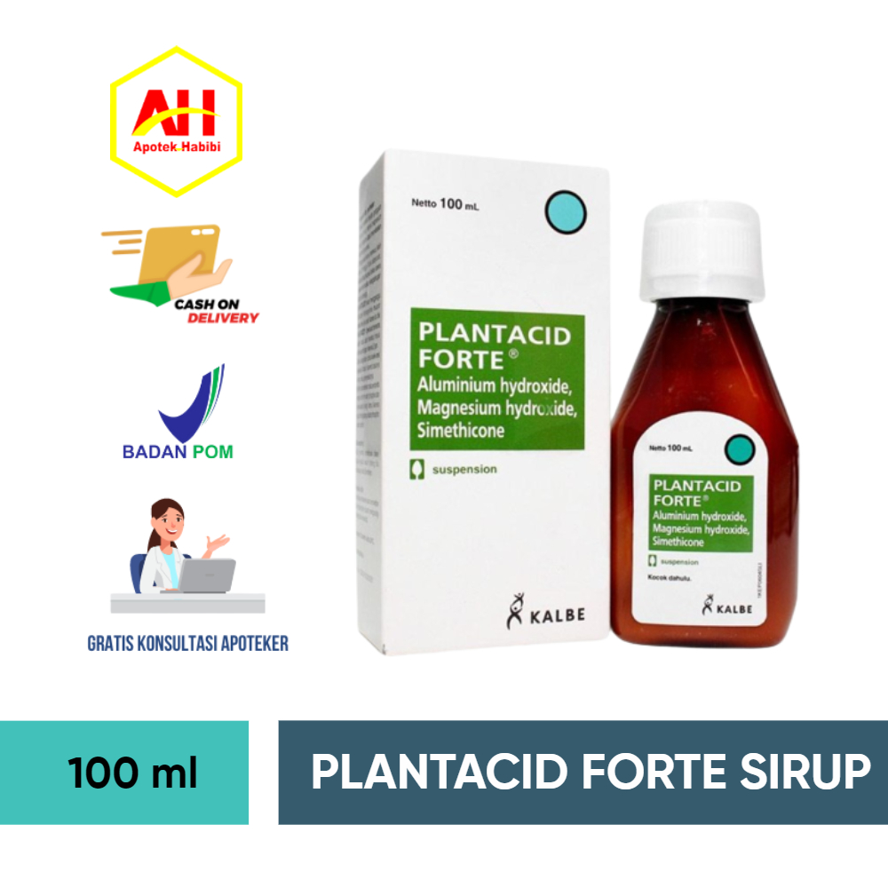 Plantacid Plantasid Sirup Forte 100 Ml 100ml Obat Plantacid Forte Sirup