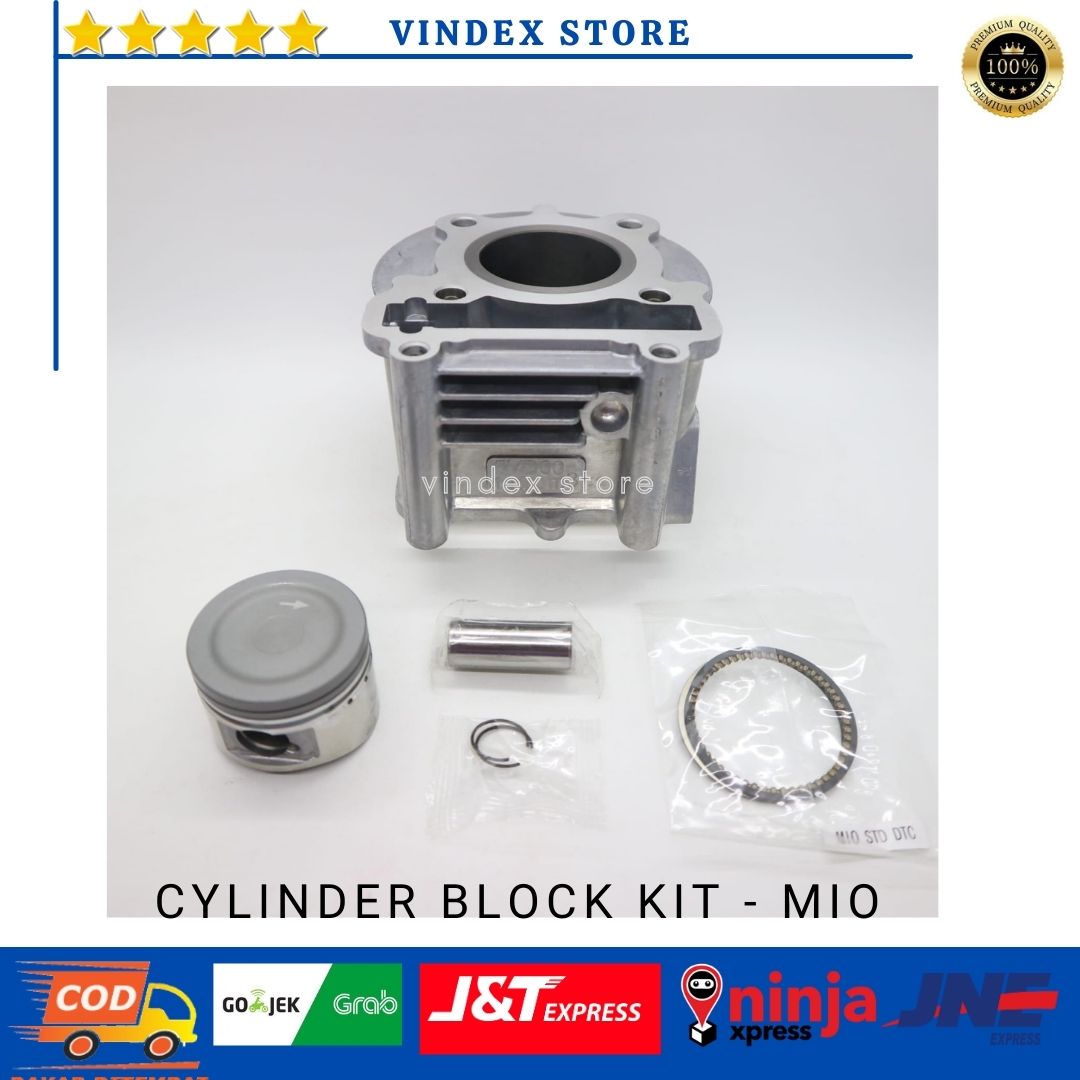 BLOK SEHER BORING BLOCK CYLINDER SET PISTON KIT MIO KARBU MIO SOUL MIO