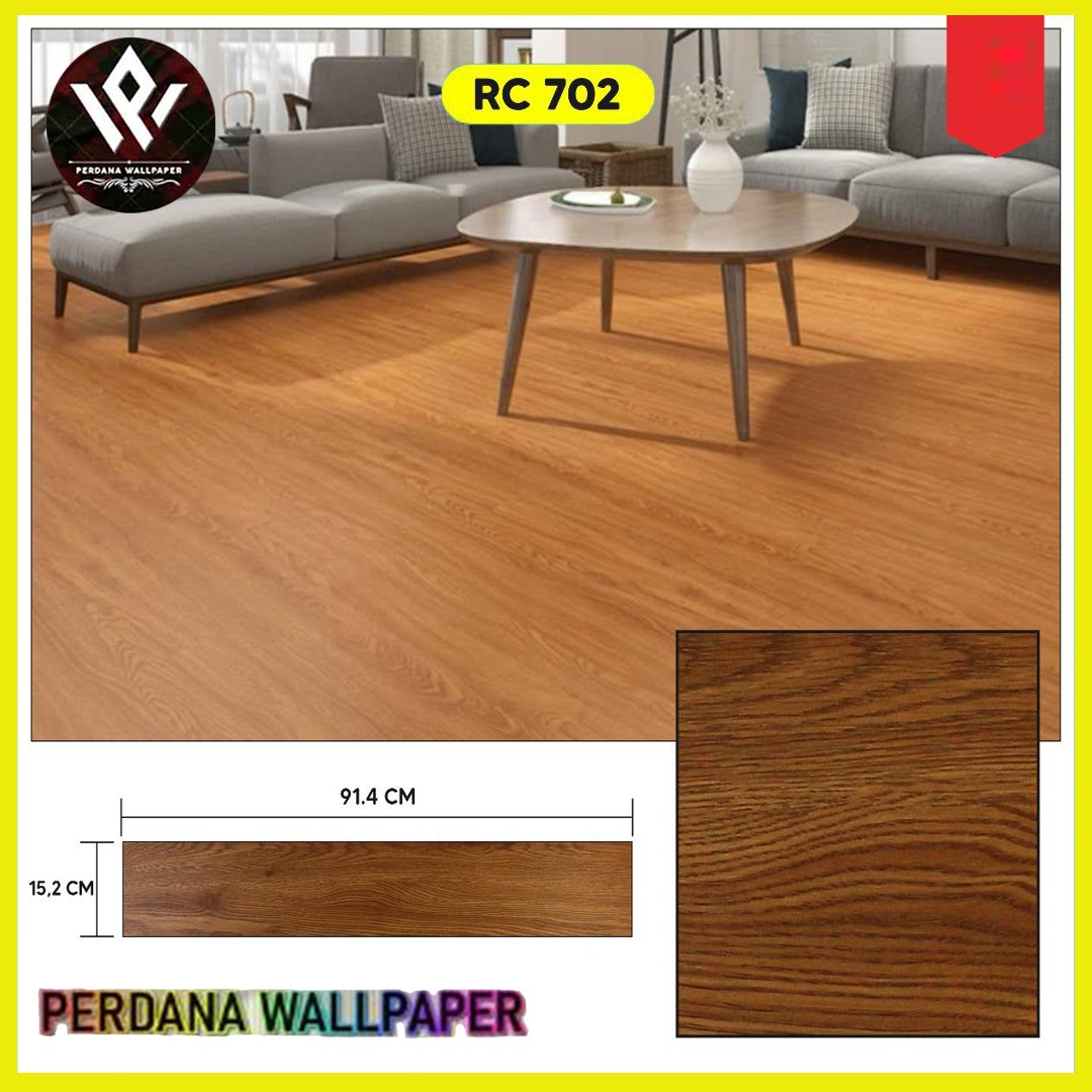 LANTAI VINYL PLANK MOTIF KAYU VINYL FLOORING WOODEN MOTIF Vinyl