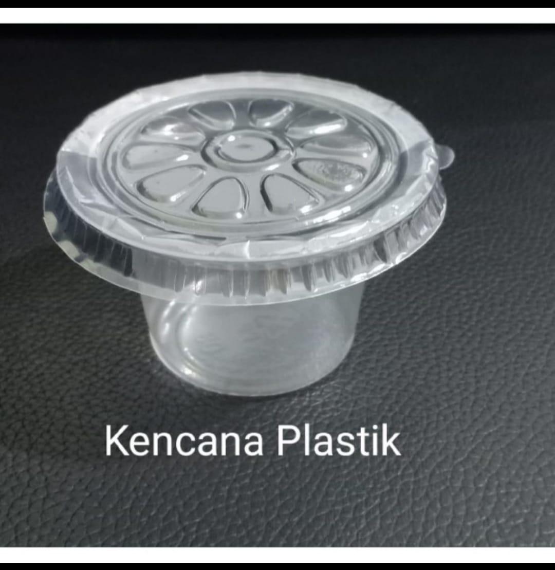 Cup Puding Bening Ml Tutup Cup Jelly Gelas Plastik Pudding Es