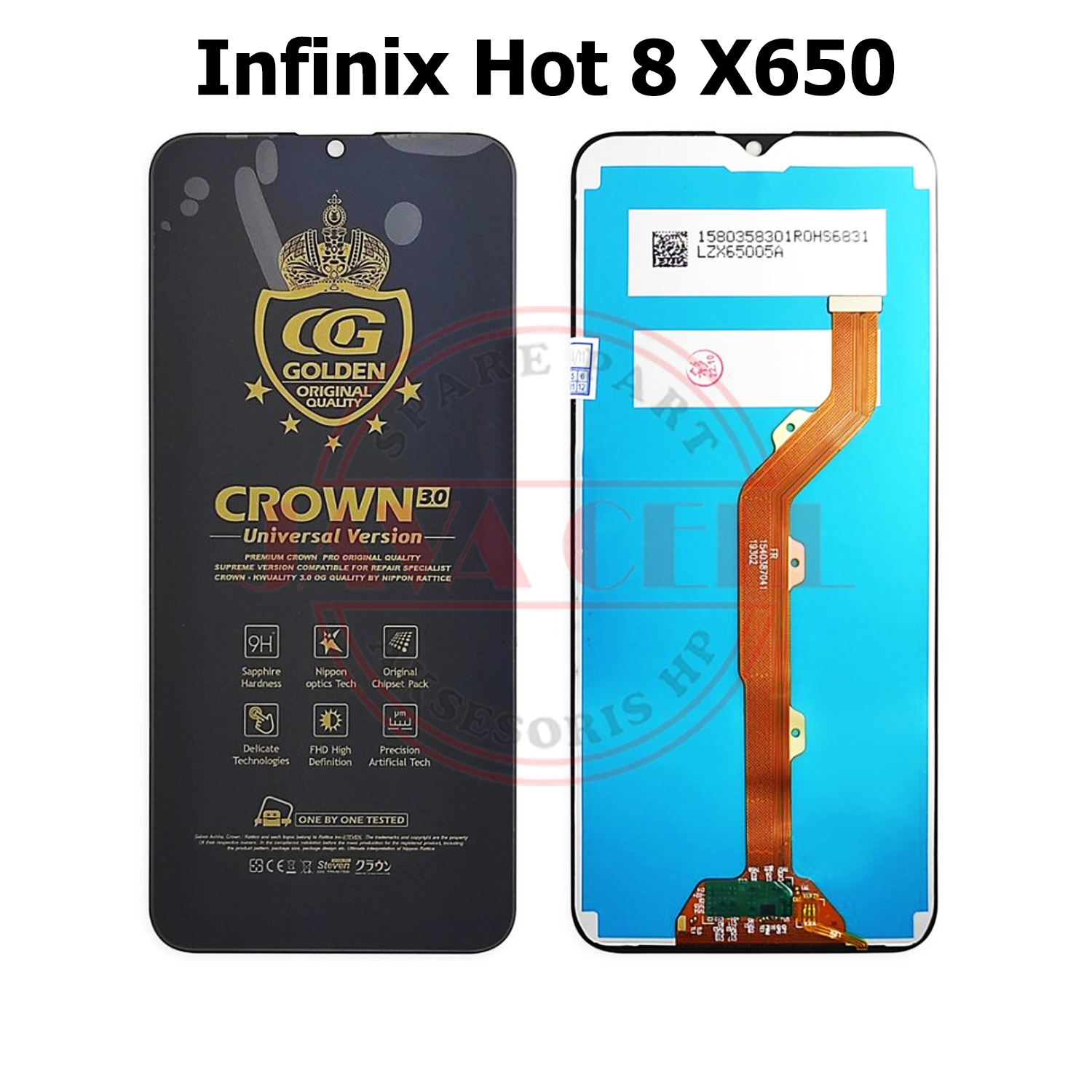 LCD Touchscreen Infinix Hot 8 X650 Original Meetoo OG Super Lazada