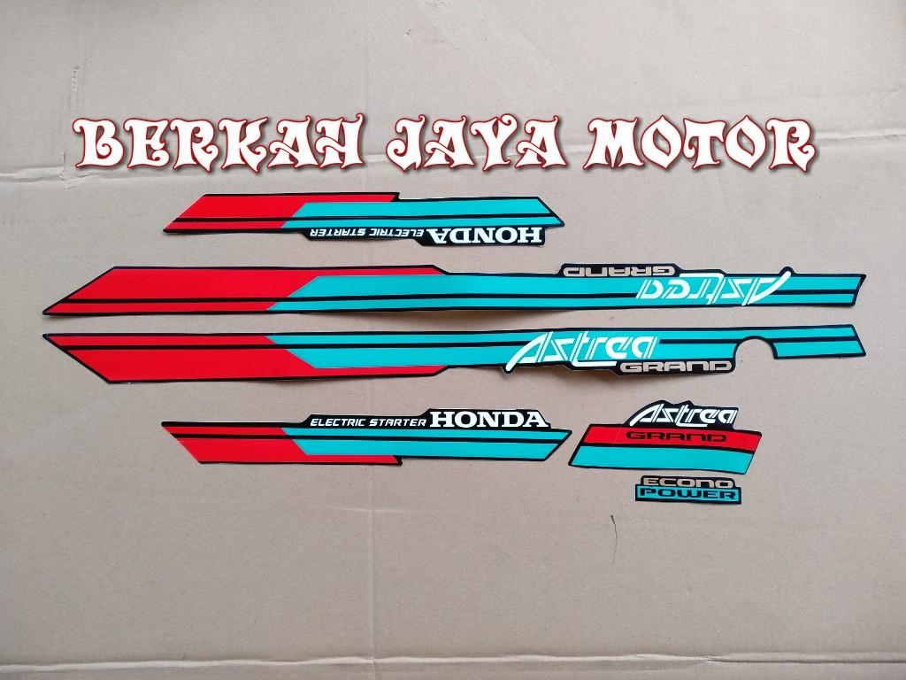 Stiker Set Striping Stripping Lis Body Honda Astrea Grand Bulus Tahun