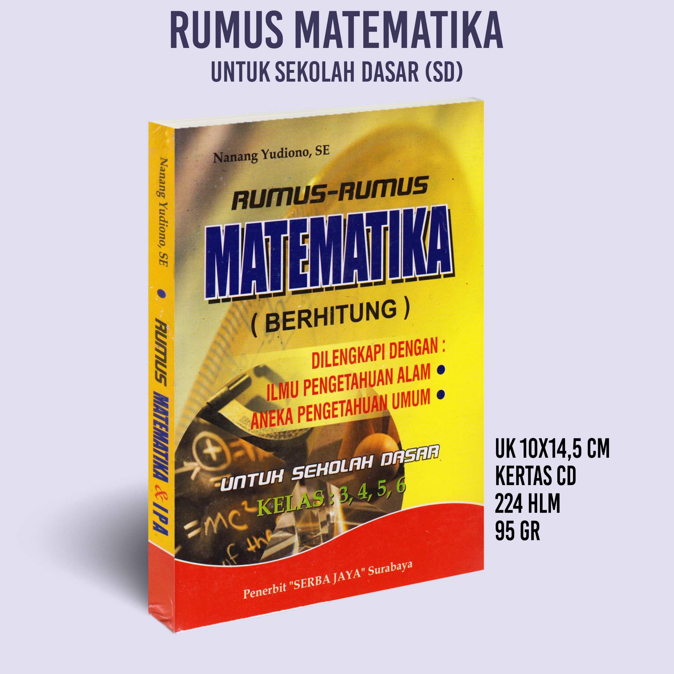 Buku Rumus Matematika Berhitung Dilengkapi IPA Dan Pengetahuan Umum