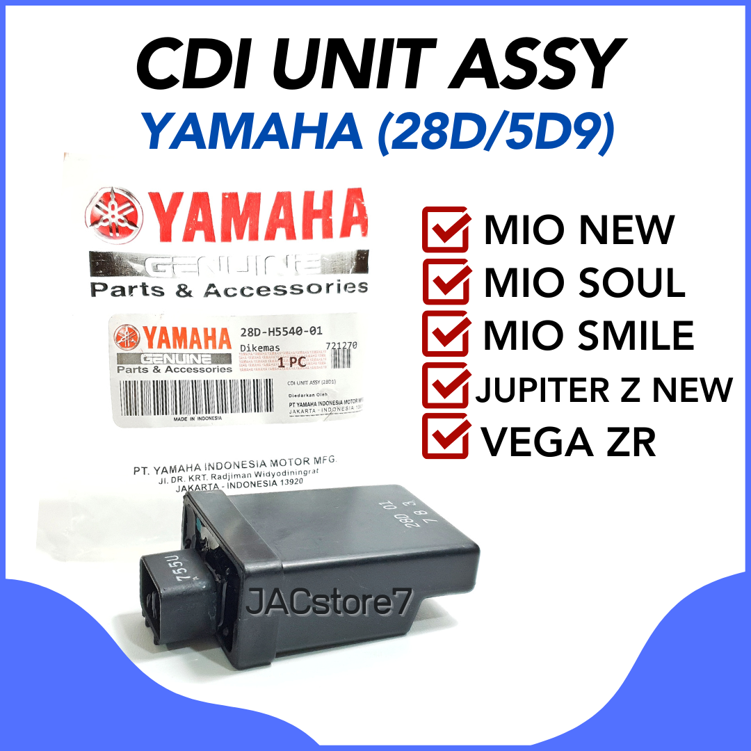 CDI UNIT ASSY ECU 28D 5D9 MIO NEW SPORTY SOUL SMILE VEGA ZR Lazada