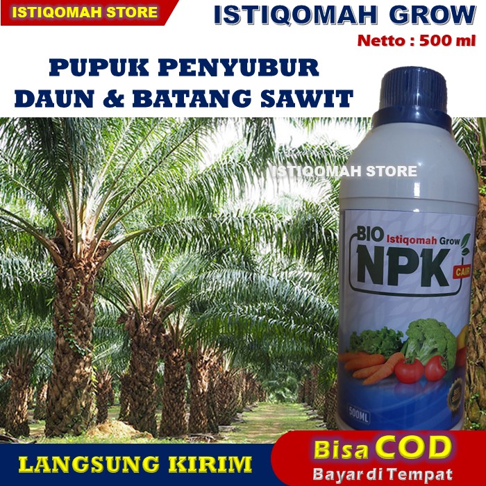 Pupuk Penyubur Daun Dan Batang Sawit Paling Manjur ISTIQOMAH GROW 500ml