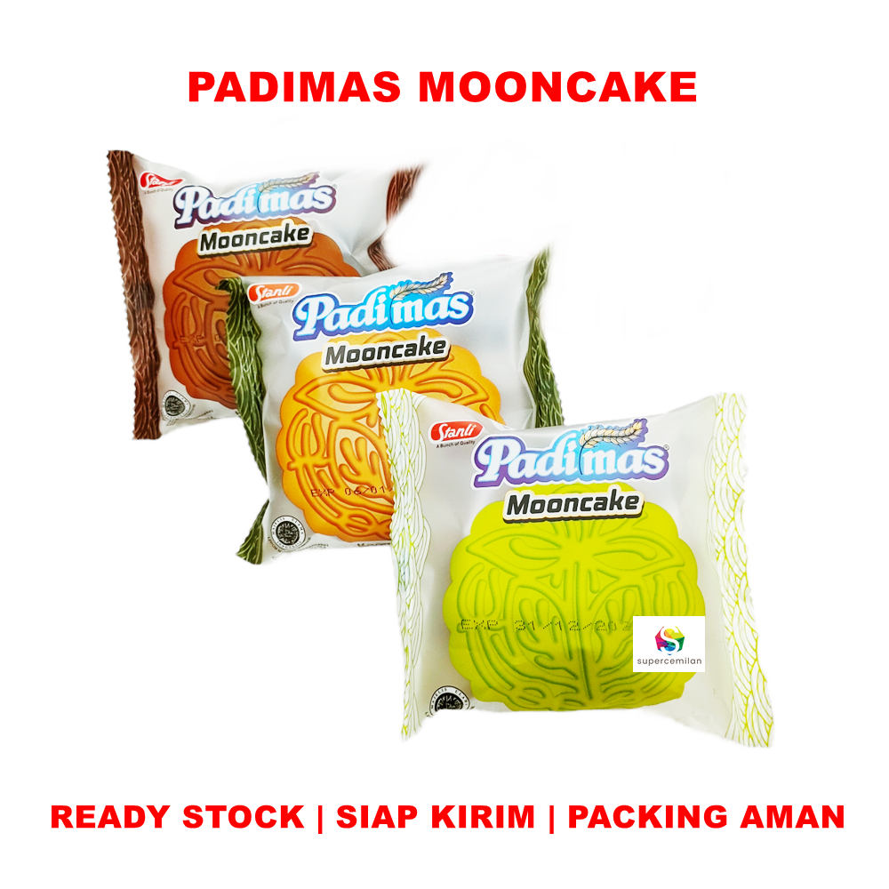 Padimas Pia Mooncake Kue Bulan Kacang Cokelat Hijau Pandan Moon