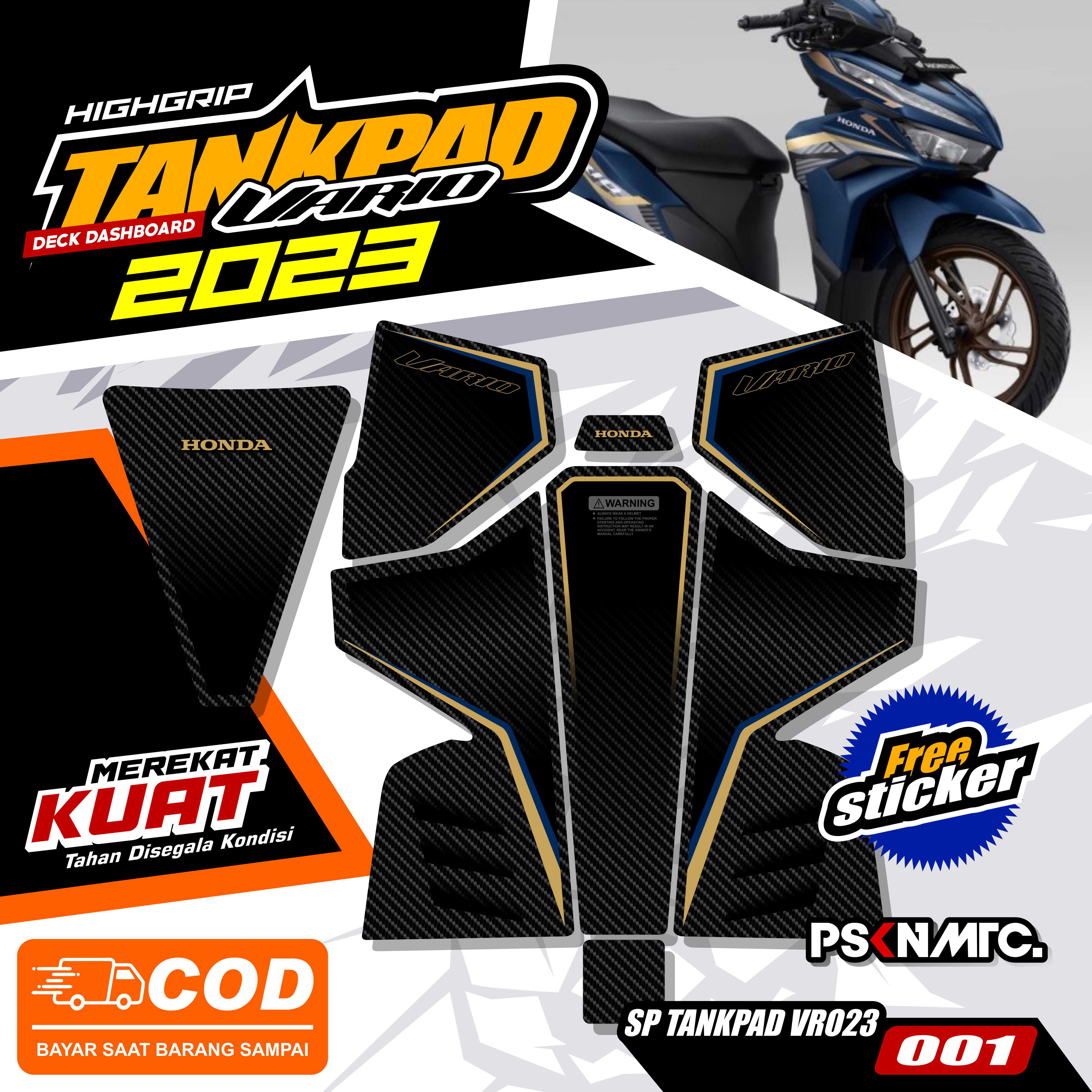 Striping Vario Pelindung Dashboard Tankpad Deckpad Vario 2023 Body