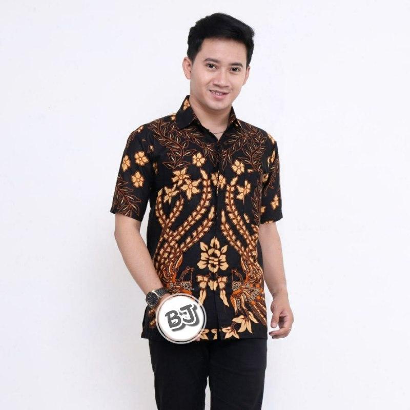 Kemeja Batik Pria Lengan Pendek Hem Batik Murah BC007