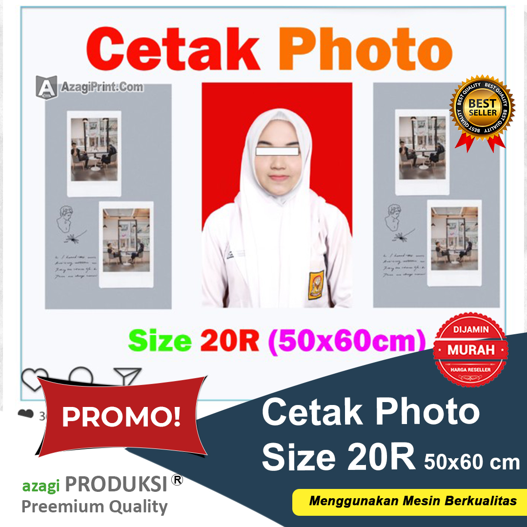 Cetak Foto 20R 50x60cm Free Laminasi Lazada Indonesia