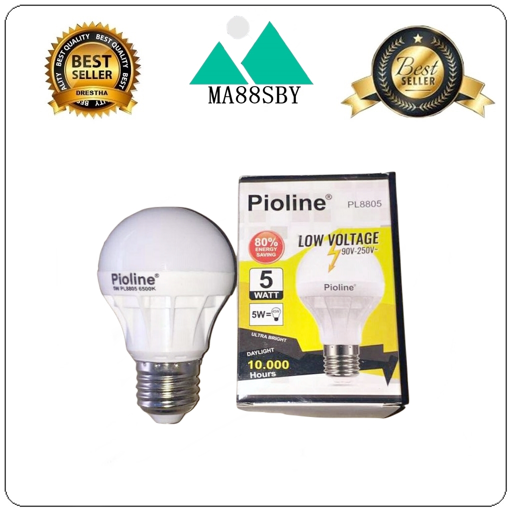 Mamaku Lampu Led Murah Bohlam Tbulb Kapsul Tabung Pioline Watt W