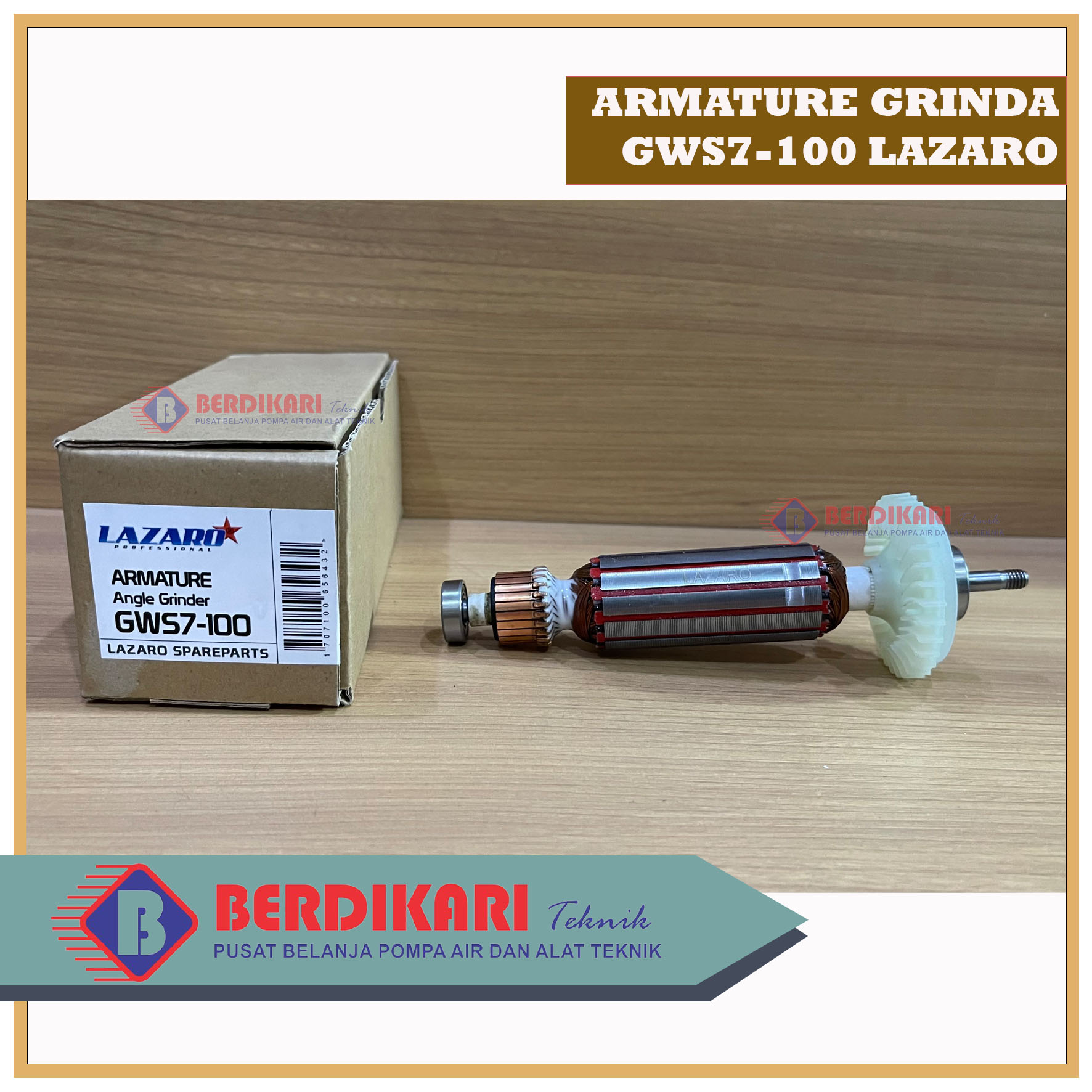 LAZARO Armature Angker Grinda Gerinda For BOSCH GWS7100 GWS 7100