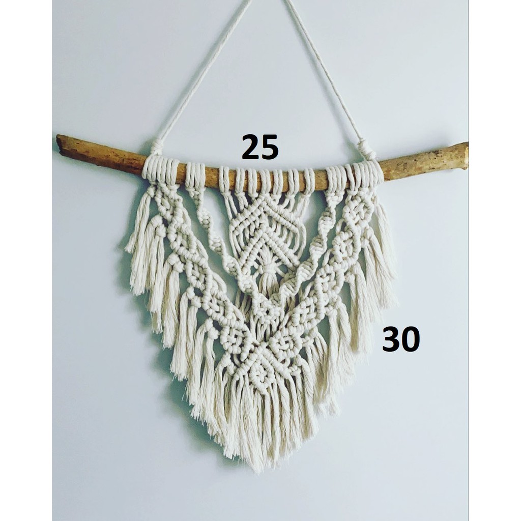 Readystock Macrame Mini Wall Hanging Makrame Hiasan Dinding Mini No