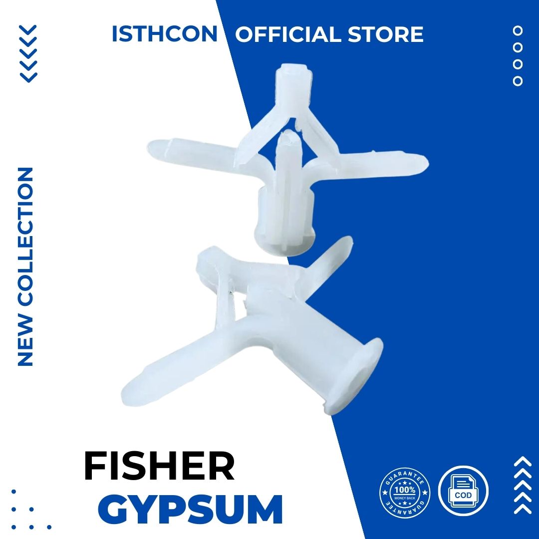 Fisher Gypsum Viser Gysum Fiser Gipsum Nylon Toggle Isi Pcs