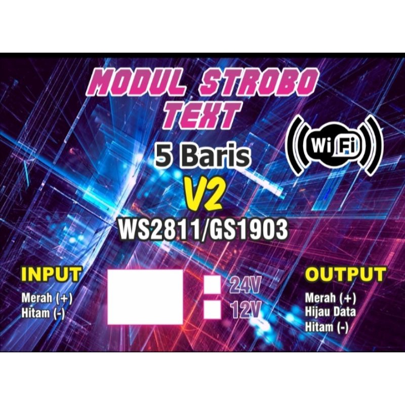 Modul Strobo Running Text 5 Baris V2 Lazada Indonesia