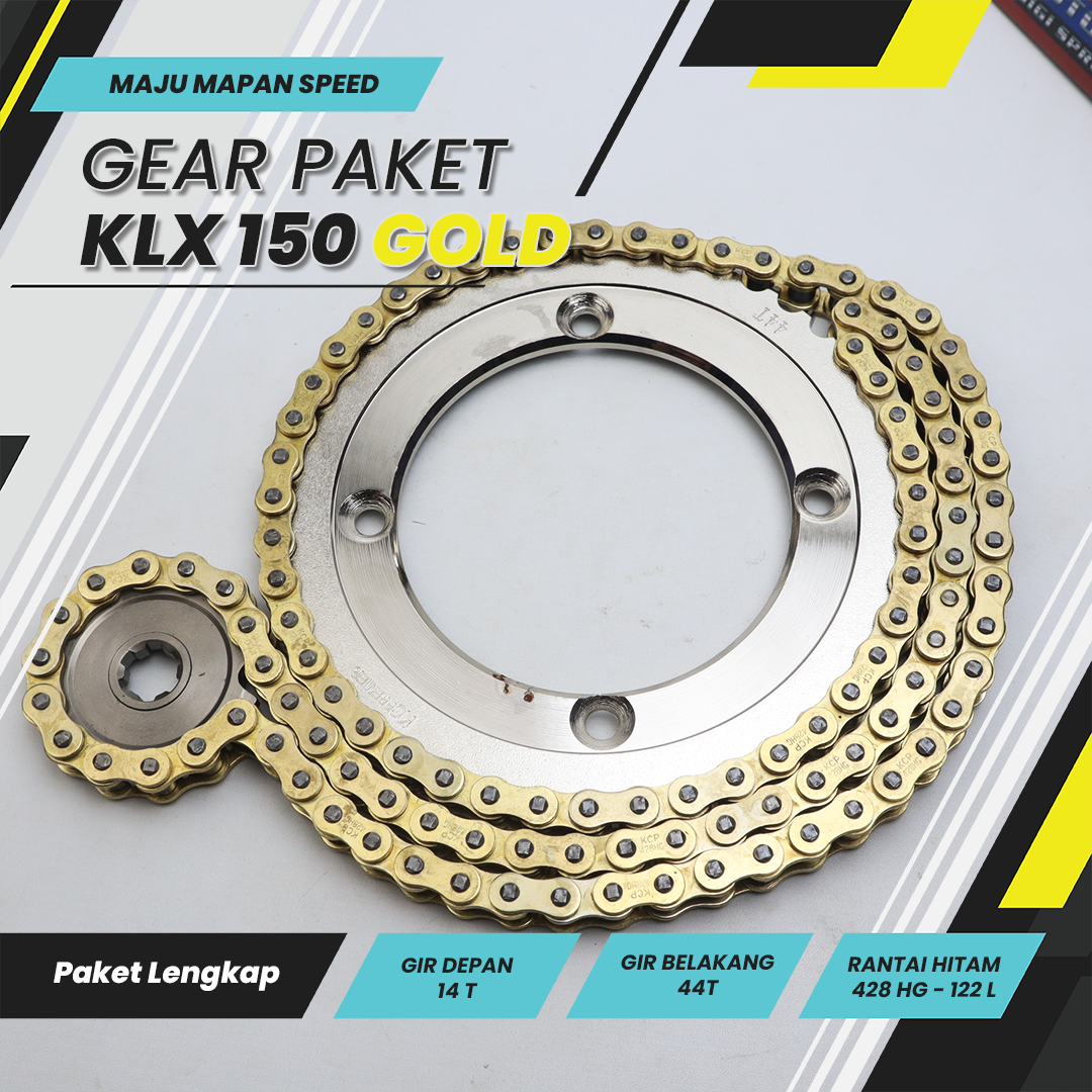 Gear Set Klx T T Hg L Gold Seriez Gear Paket Klx Kc