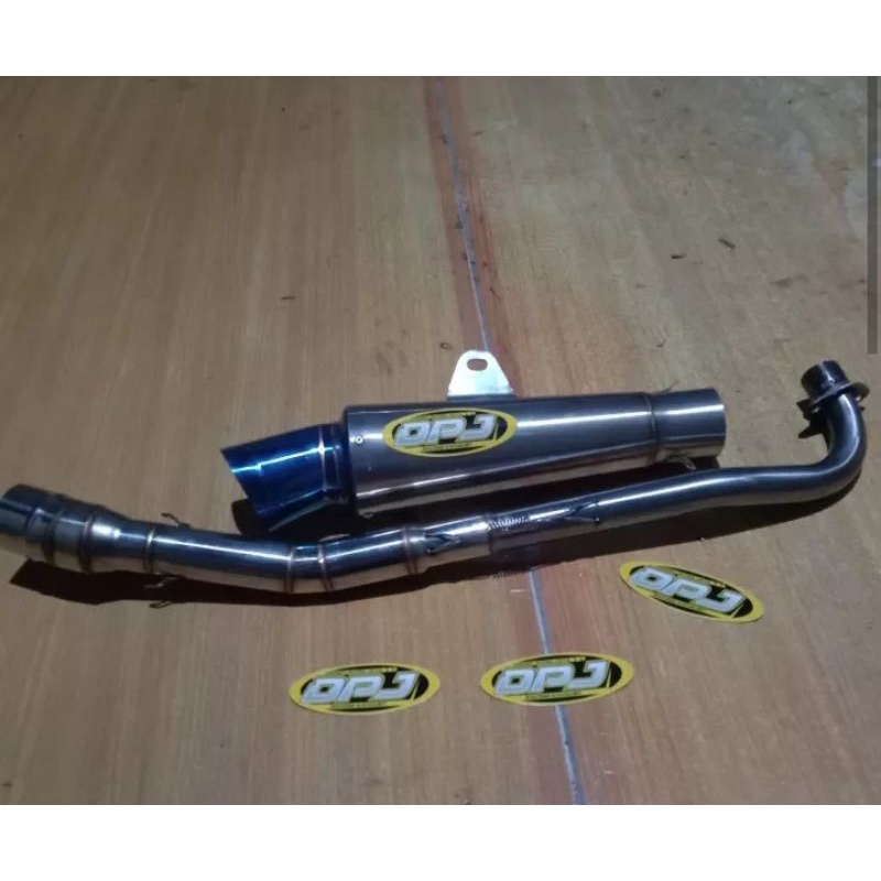 Knalpot Racing DPJ Segi 6 Enam Ujung Blue Sarangan 1 4 Bass Engker PNP