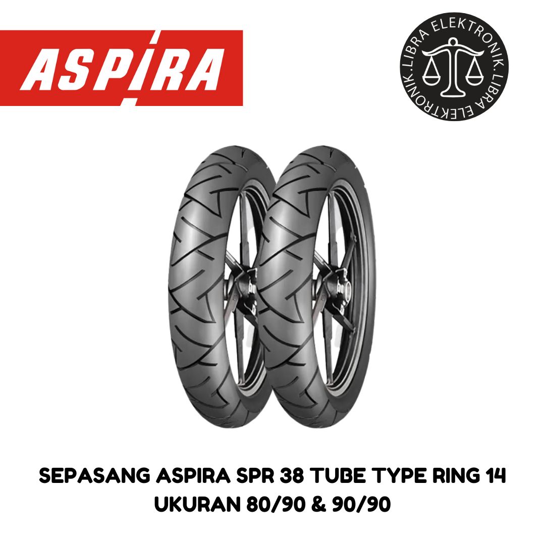 Ban Luar Motor Sepasang Aspira Spr Tube Type Ring Ukuran