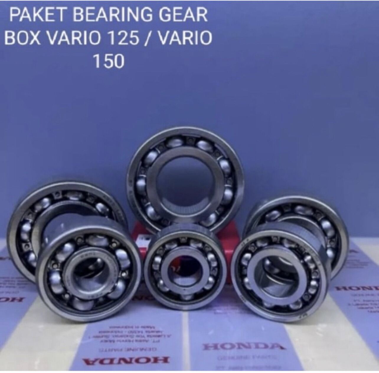 PAKET BERING LAHER RASIO SET 6PCS GEARBOX VARIO 125 OLD LED NEW VARIO