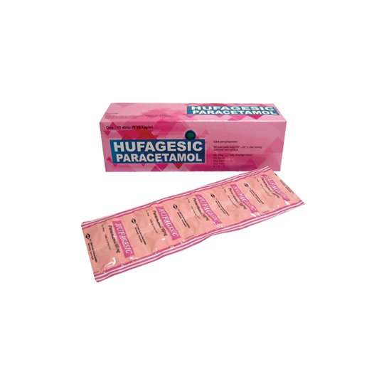 Hufagesic Paracetamol Parasetamol 500 Mg Obat Penurun Panas Demam