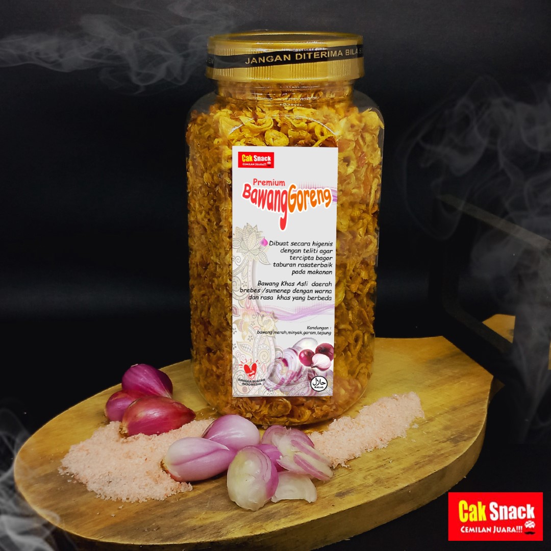 Bawang Goreng Sumenep Tanpa Tepung Premium Jakarta Kemasan Toples